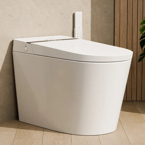 Eplo G20 smart toilet installed in a warm modern Utah bathroom